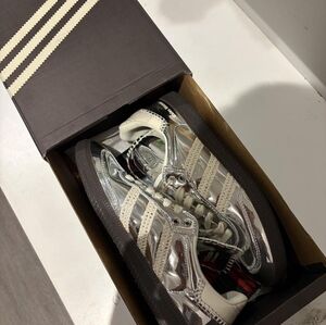 Adidas X Wales Bonner Metallic Silver Shoes